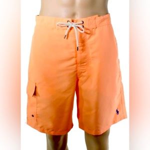 Ralph Lauren Polo Big & Tall Kailua 8.5" And 9.5" Inseam Swim Trunks